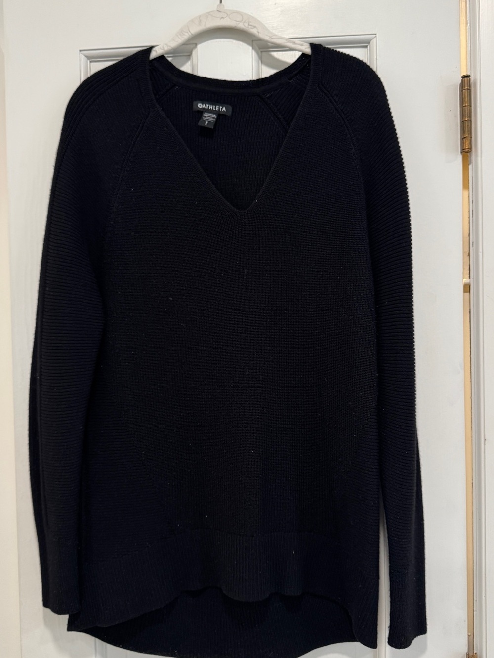 Athleta Black Tunic Sweater